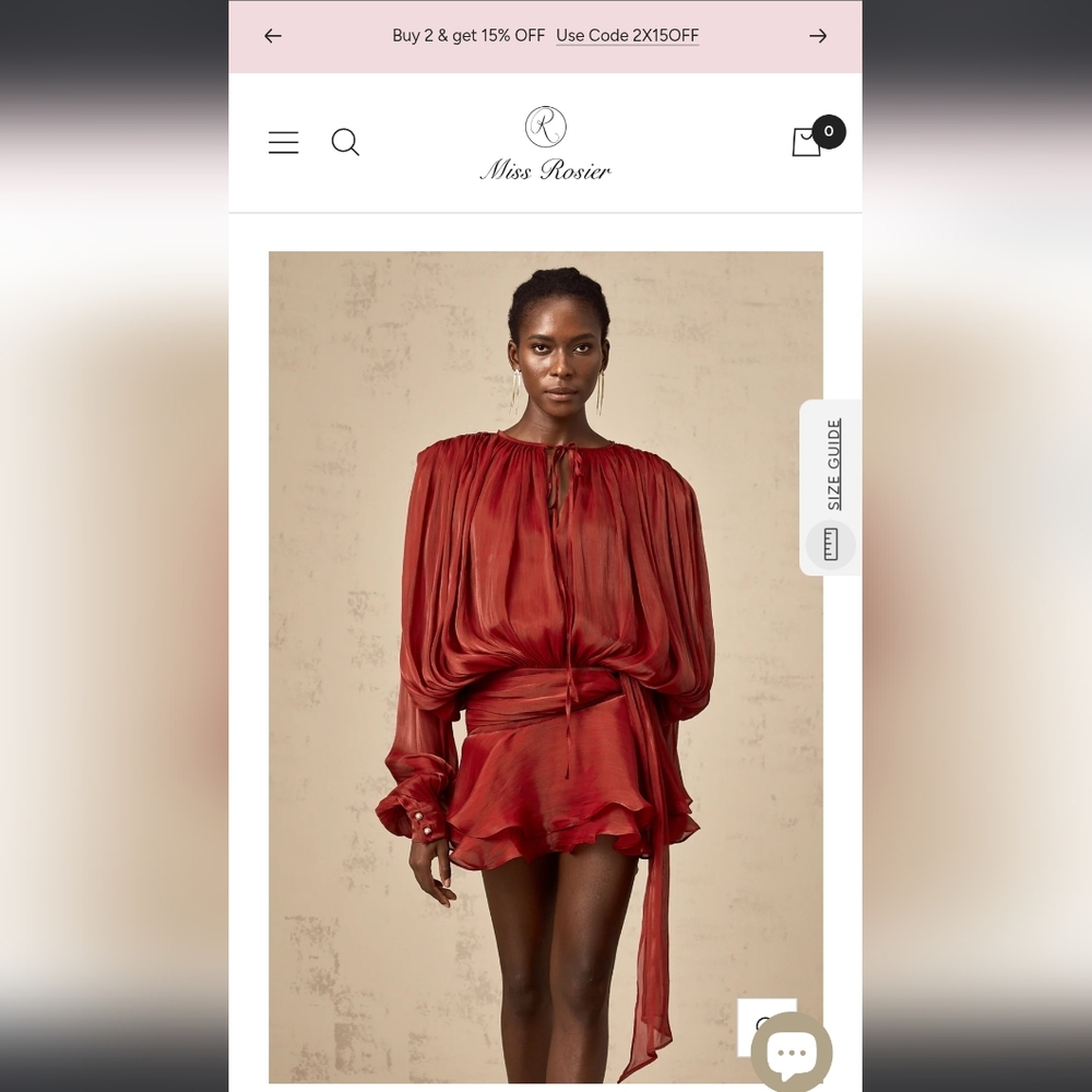 Miss Rosier Red Mini Dress